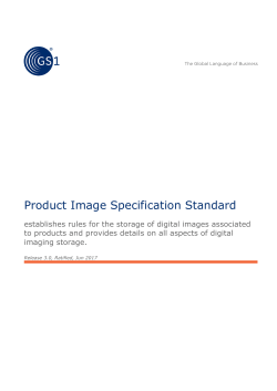 Product Image Specification Standard