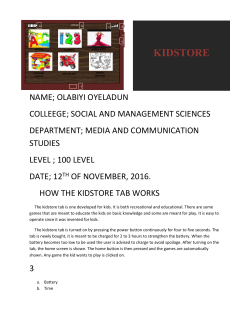 kidstore - abuad lms