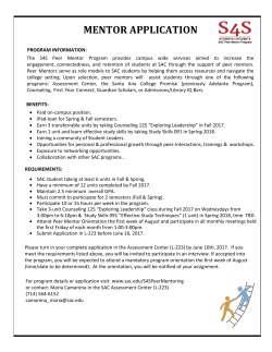 mentor application - Santa Ana College