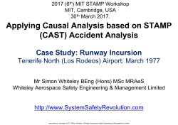 (CAST) Accident Analysis - MIT Partnership for a Systems Approach