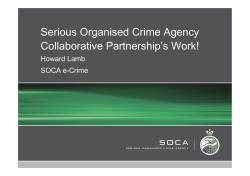 Serious Organised Crime Agency Collaborative