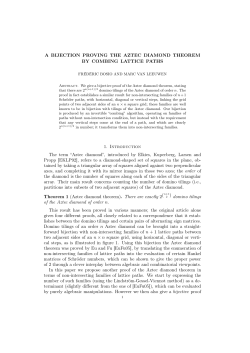 A bijection proving the Aztec diamond theorem by combing lattice