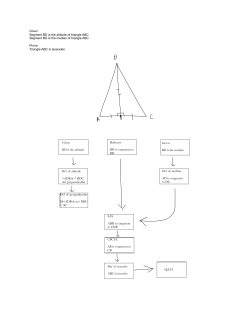 Given Segment BD is the altitude of triangle ABC Segment BD is the