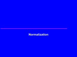 Boyce-Codd Normal Form