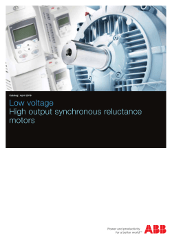 Low voltage High output synchronous reluctance motors