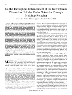 On the Throughput Enhancement of the Downstream