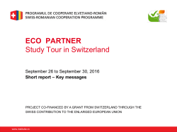FTI Foundation for Eco-Industrial Parks Geneva