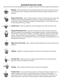 Spectator Guide - TeamSideline.com