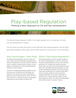 Play-based Regulation