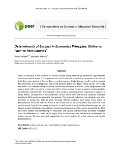 Determinants of Success in Economics Principles