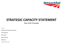 Strategic capacity statement