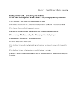 Getting familiar with&hellip; probability and statistics.