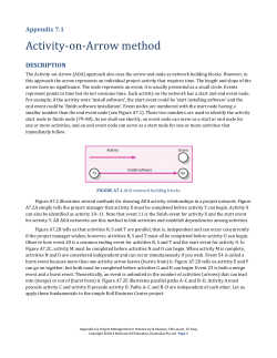 Design of An Aoa Project Network - McGraw