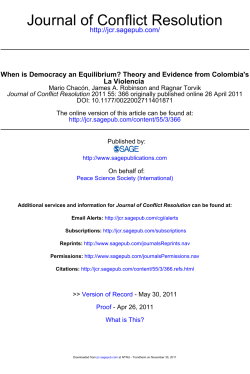 Journal of Conflict Resolution