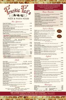 Dinner - Frankie Feds