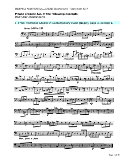 Please prepare ALL of the following excerpts: Don`t play shaded