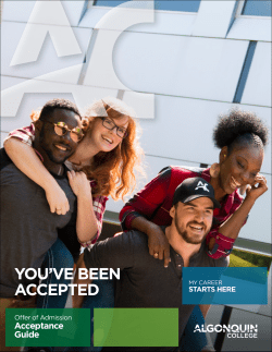 you`ve been accepted