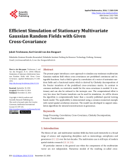 Efficient Simulation of Stationary Multivariate Gaussian Random