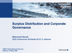 Surplus Distribution