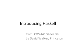 Introducing Haskell