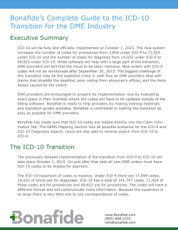 Bonafide`s Complete Guide to the ICD