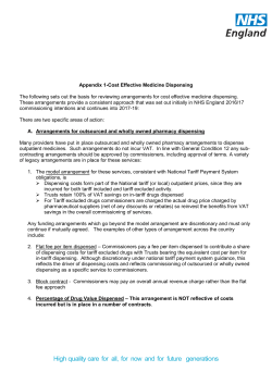 Cost Effective Medicine Dispensing