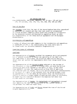 CONFIDENTIAL CM/Del/Concl(80)327 Item XI XI. 2ND MEDIUM