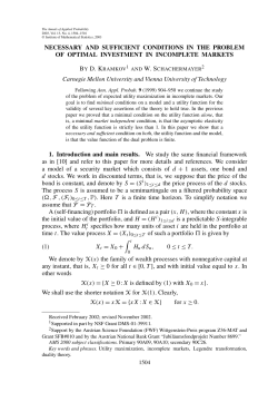 Necessary and sufficient conditions in the problem of optimal