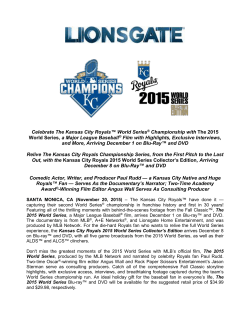 2015 world series collector`s edition program information