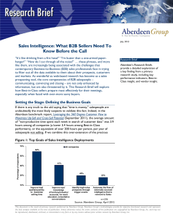 Sales Intelligence: What B2B Sellers Need To Know