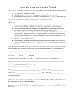 Request for a Spouse or Dependent OneCard