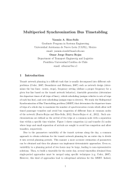 Multiperiod Synchronization Bus Timetabling