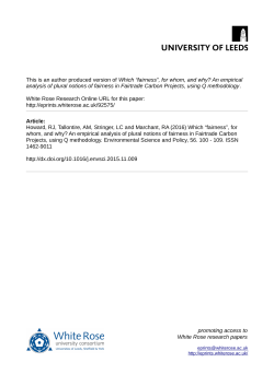 An empirical analysis of plural notions of fairness in Fairtrade
