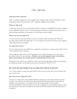 FAQ &ndash; Chip Cards