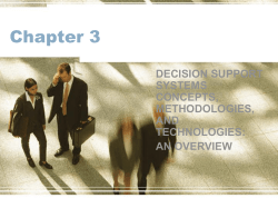 Components of DSS Knowledge-based management subsystem