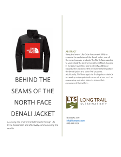 behind the Seams of The North Face Denali Jacket