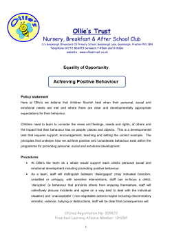 Ollie`s Trust - Child care in Preston | Ollies Nursery Out of School Club