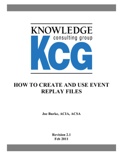 ArcSight Event Replay Howto