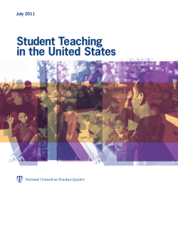 Student Teaching in the United States