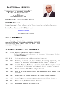 Sultan Jomah Sadi - Arab Academy for Science, Technology