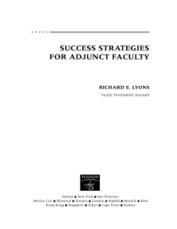 Strategies Adjunct Faculty.xps