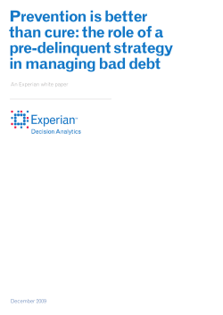 Prevention is better than cure: the role of a pre