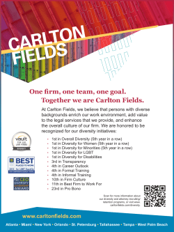 One firm, one team, one goal. Together we are Carlton