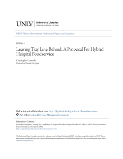 Leaving Tray Line Behind: A Proposal For Hybrid Hospital