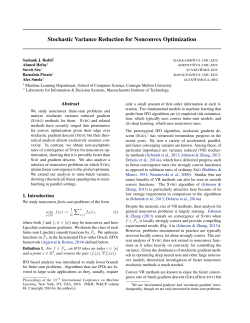 Stochastic Variance Reduction for Nonconvex Optimization
