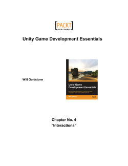 Interactions - Unity Game Development Essentials