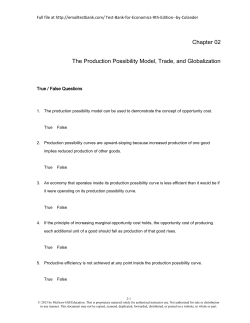 FREE Sample Here - We can offer most test bank and