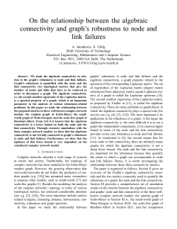 On the relationship between the algebraic connectivity and graph`s