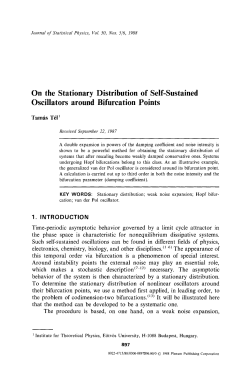 On the stationary distribution of self