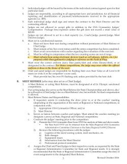 3 B. MEET REFEREE (who may also act as a